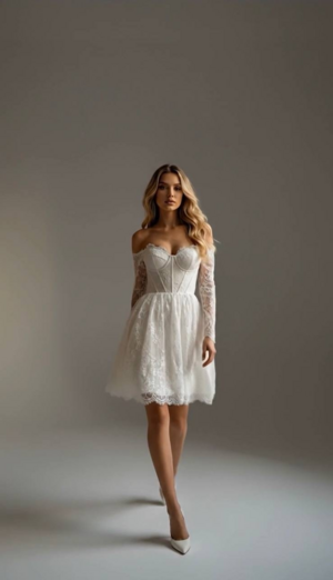 Кружевное мини