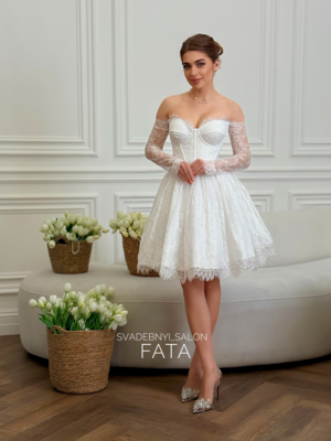 Кружевное мини