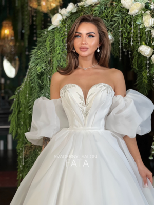 Органза с вышивкой