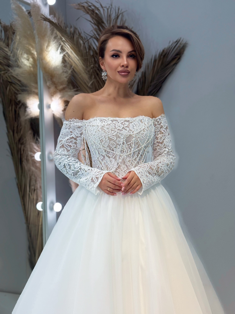 Кружево и органза