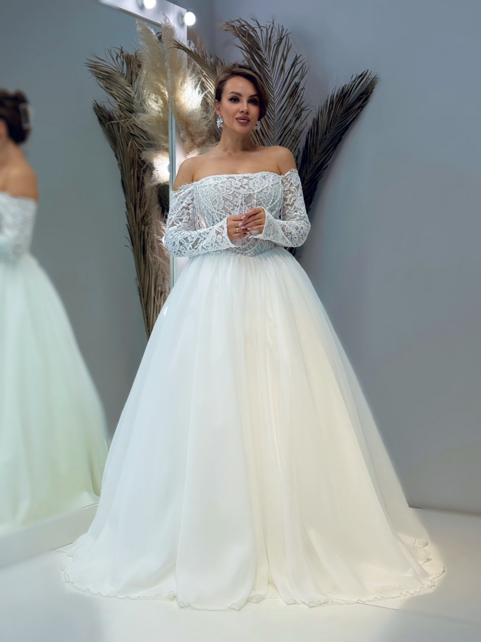 Кружево и органза